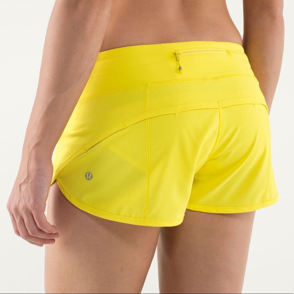 Lululemon Run Speed Short (Sz 4, Sizzle)